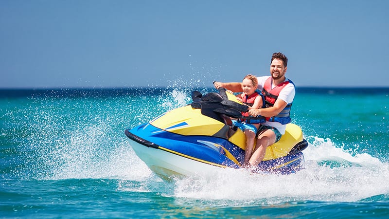 Jet skiing in Kalkan